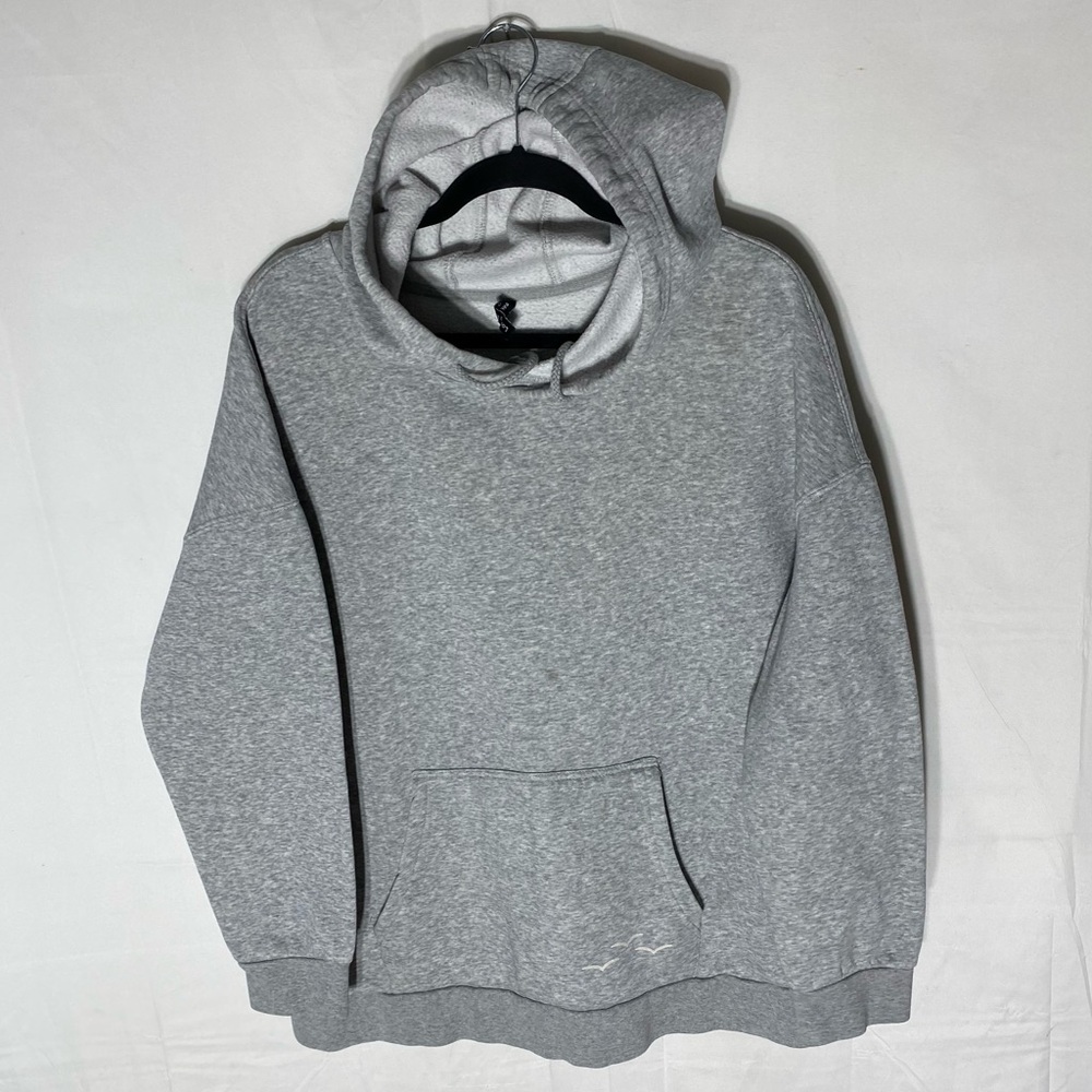 Lazypants Classic Heathered Grey Pullover Hoodie L
